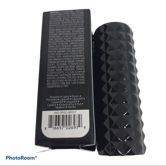 KVD STUDDED KISS CREME LIPSTICK VAMPIRA NEW GOTH Gothic grunge - Picture 2 of 7